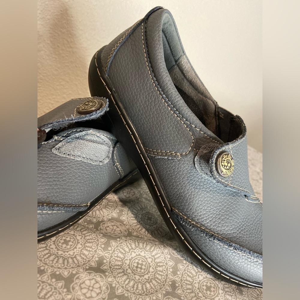 Soft Pebble Leather Slip-On Loafers w/Abeo 3D Customized Orthotic Footbed~Size 7 - Picture 9 of 13
